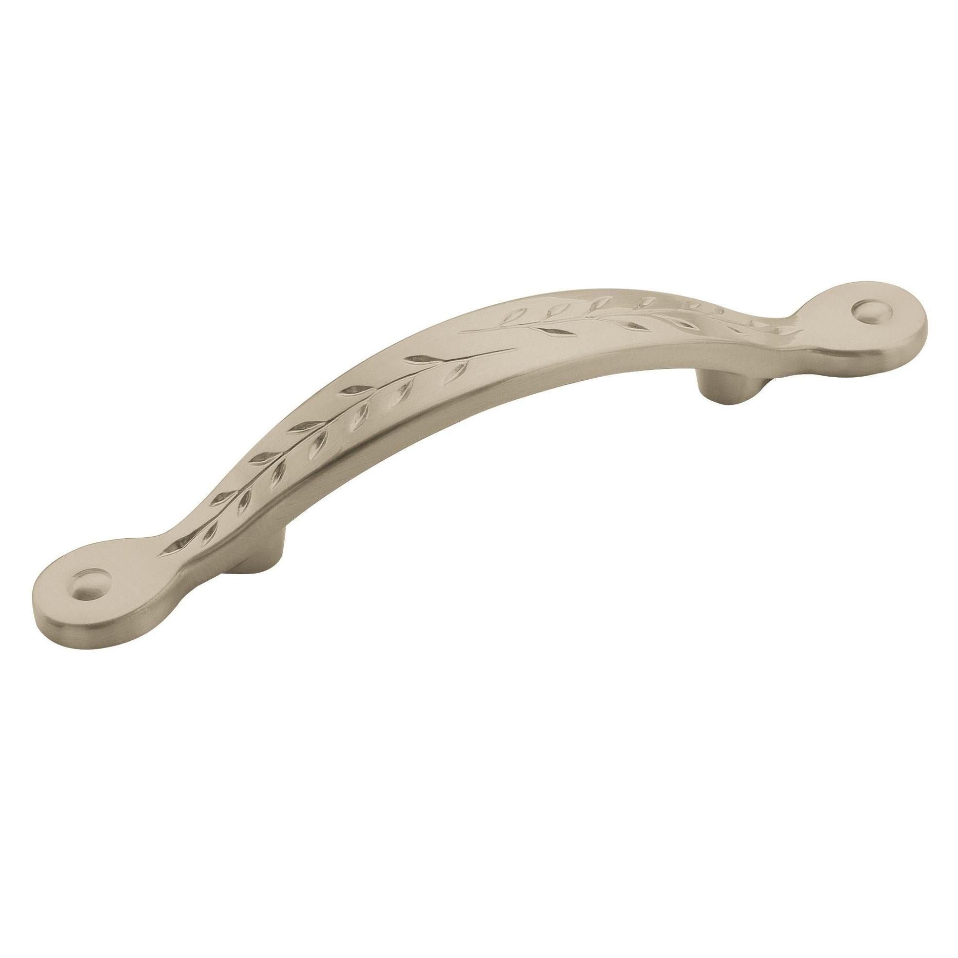 Nature's Splendor 3 inch (76mm) CentertoCenter Satin Nickel Cabinet Pull