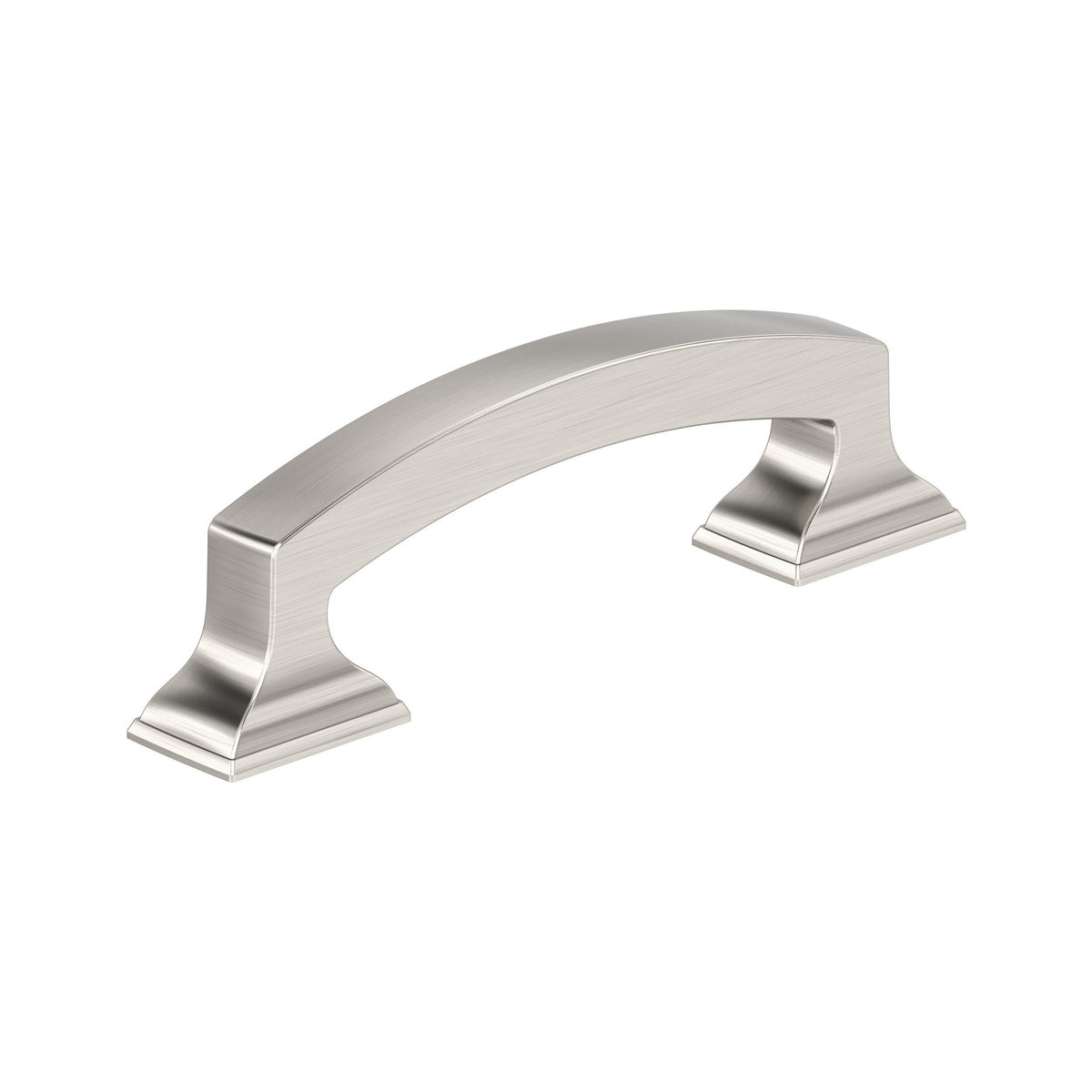 Incisive 3 inch (76mm) CentertoCenter Satin Nickel Cabinet Pull