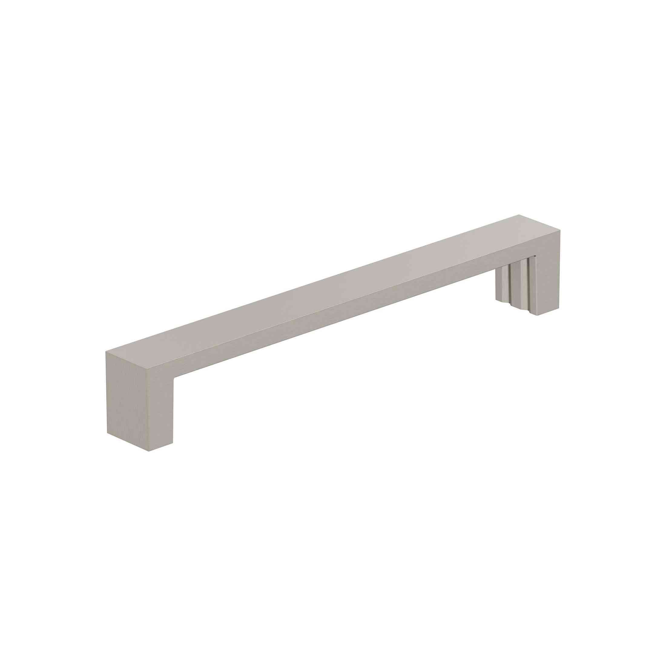 Augment 65/16 inch (160mm) CentertoCenter Satin Nickel Cabinet Pull