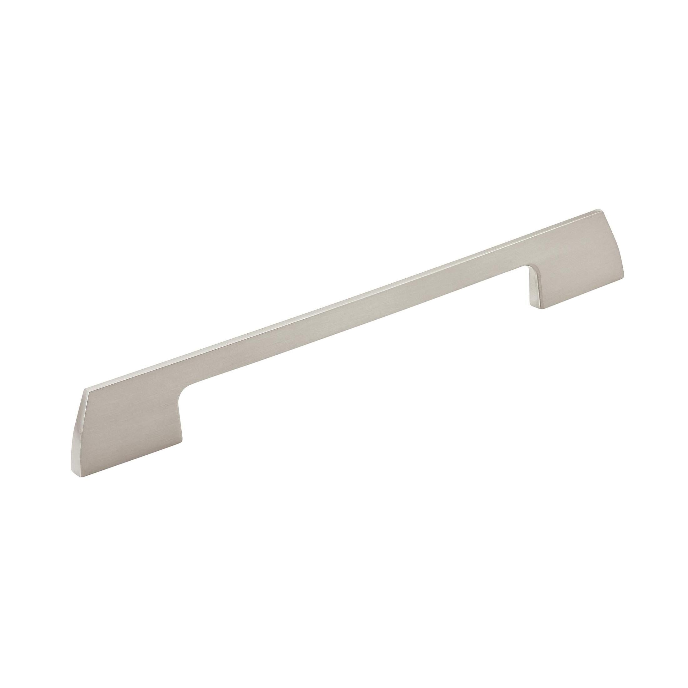 Angle 79/16 inch (192mm) CentertoCenter Satin Nickel Cabinet Pull