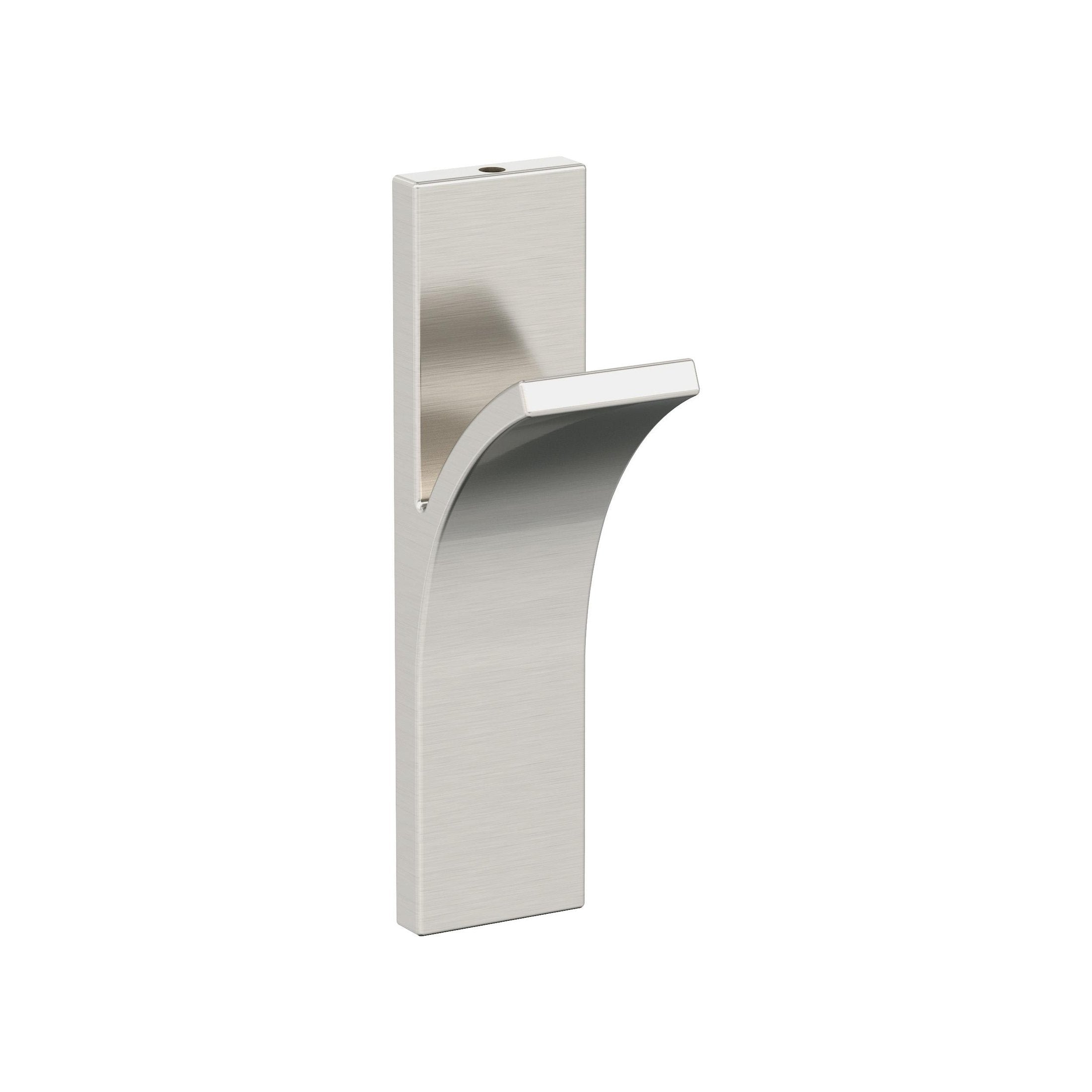 Apex Single Prong Satin Nickel Decorative Wall Hook