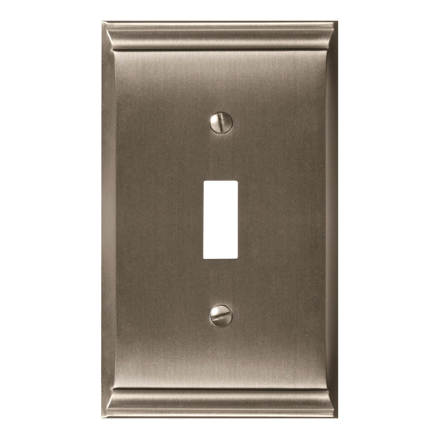 Candler 1 Toggle Satin Nickel Wall Plate