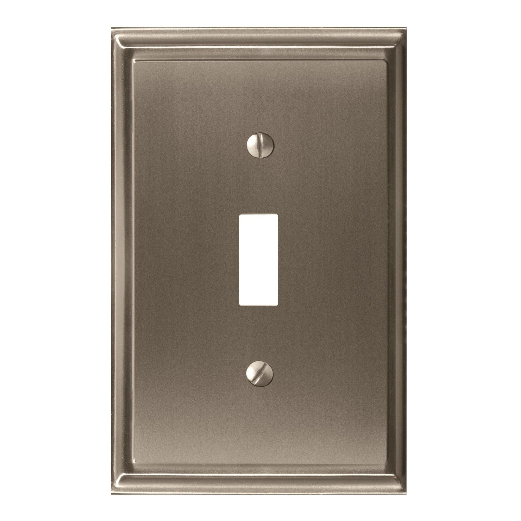 Mulholland 1 Toggle Satin Nickel Wall Plate
