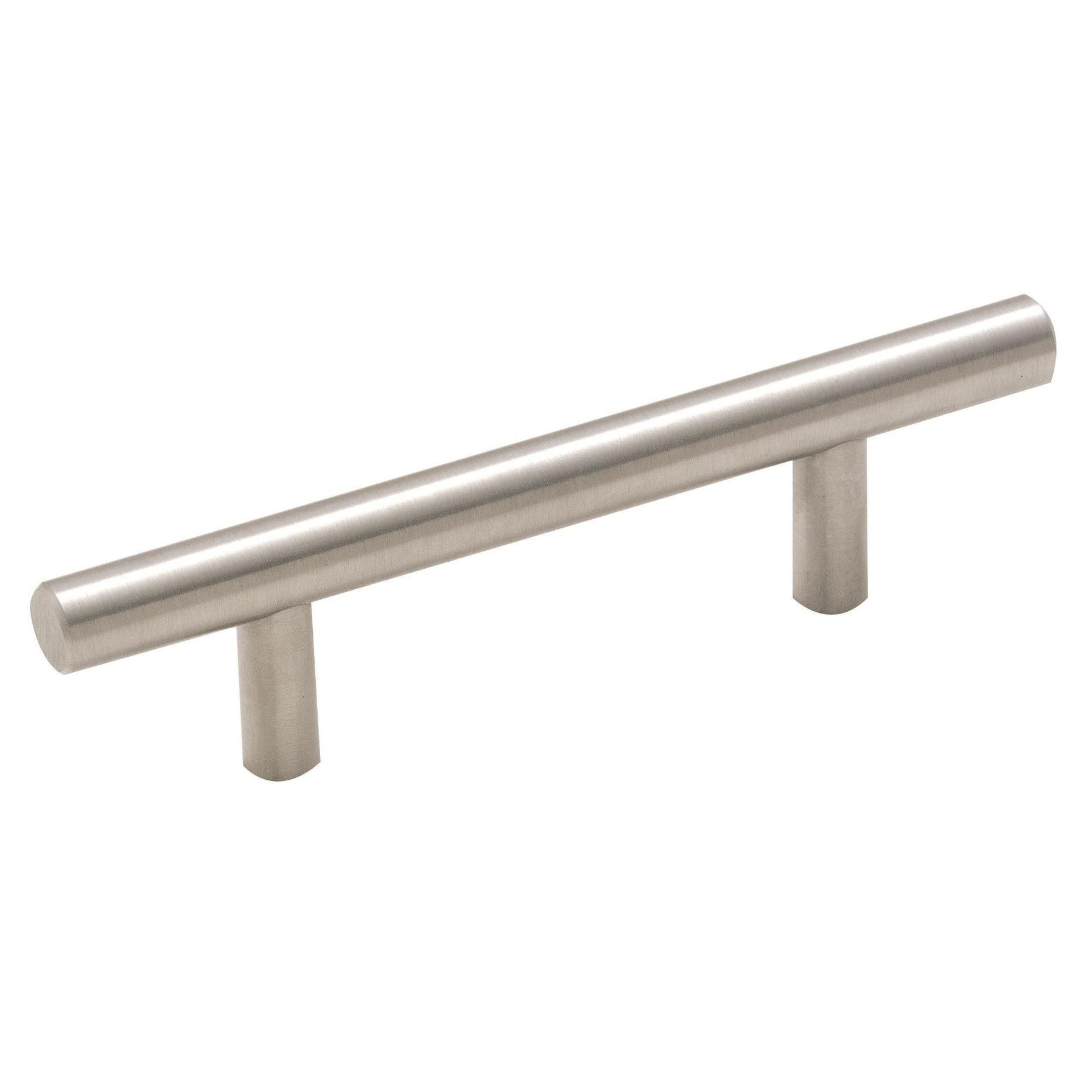 Bar Pulls 3 inch (76mm) CentertoCenter Sterling Nickel Cabinet Pull