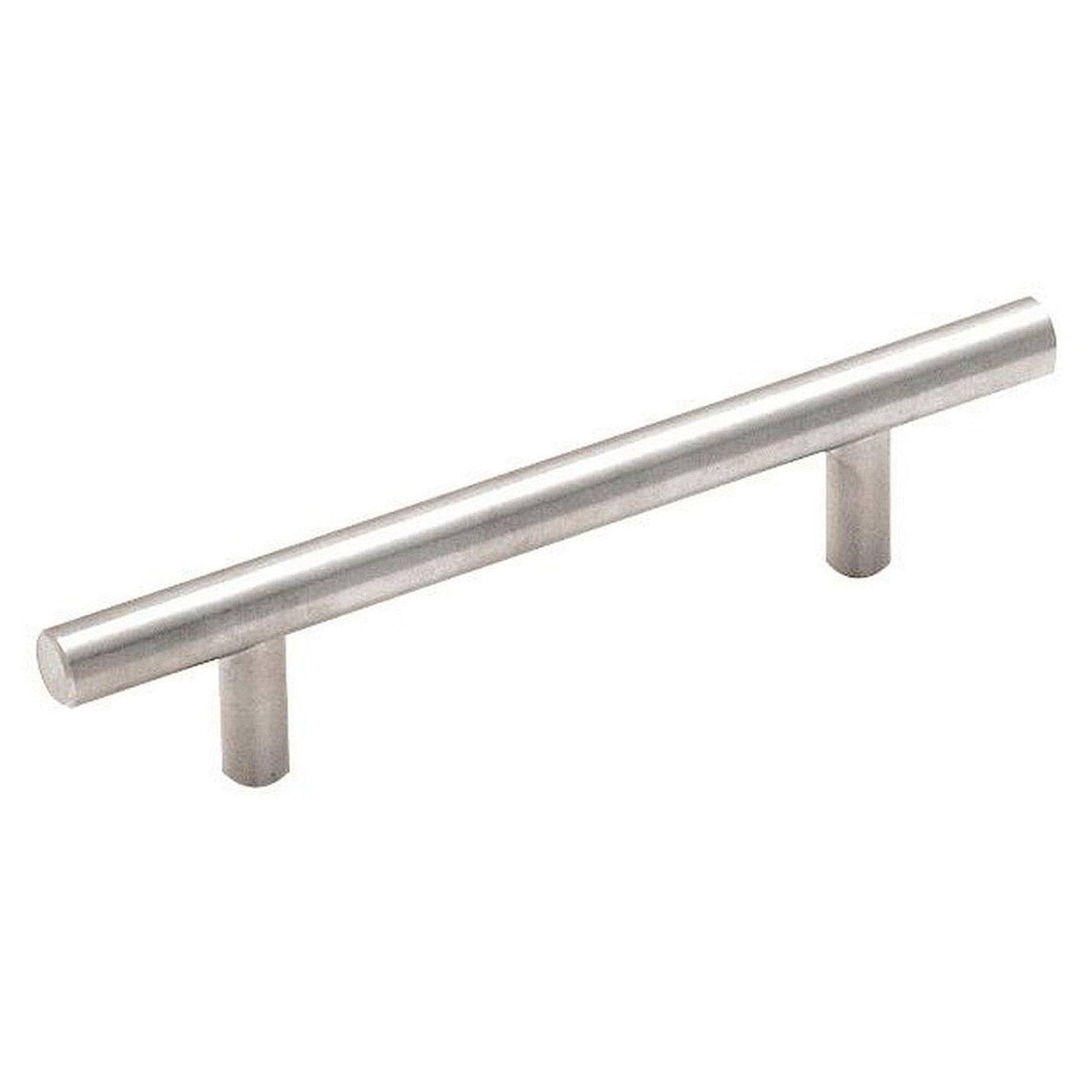 Bar Pulls 33/4 inch (96mm) CentertoCenter Sterling Nickel Cabinet Pull
