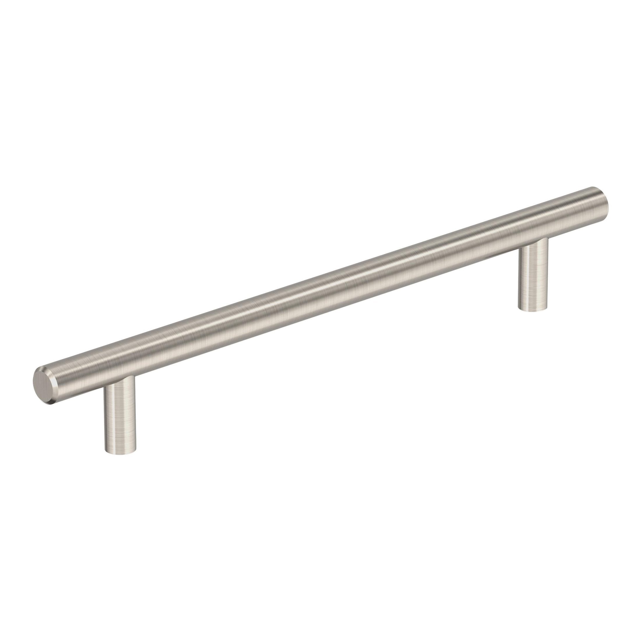 Bar Pulls 7 inch (178mm) CentertoCenter Sterling Nickel Cabinet Pull