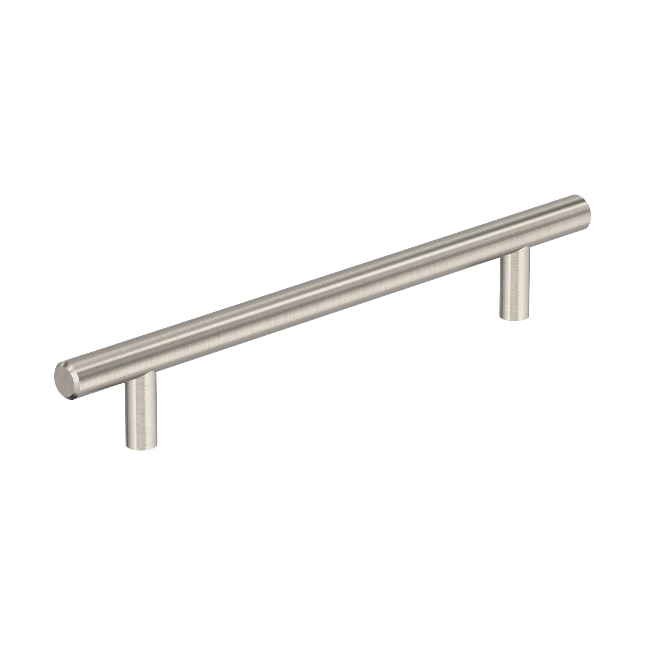 Bar Pulls 65/16 inch (160mm) CentertoCenter Sterling Nickel Cabinet Pull