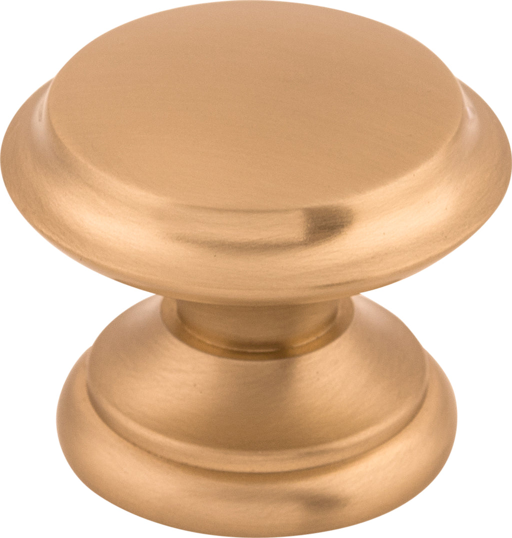Top Knobs Flat Top Series 1-3/8"L Knob, Brushed Bronze