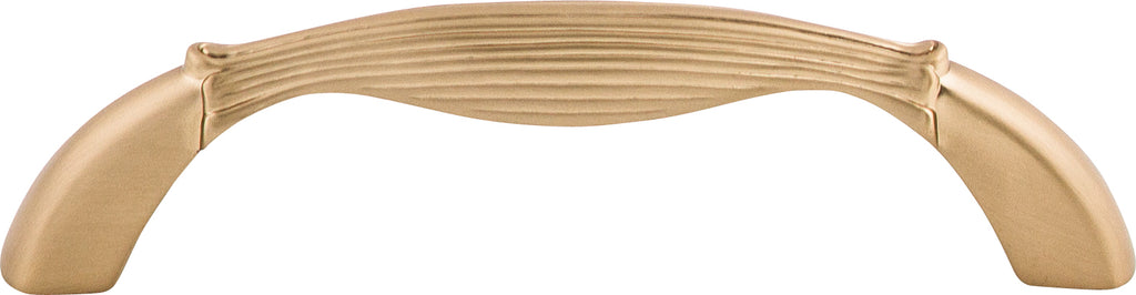 Top Knobs Straight Series 3-3/4"(95mm) CC Pull, Brushed Bronze