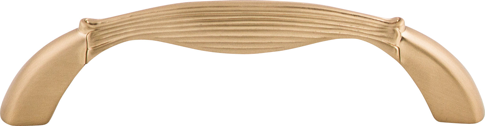Top Knobs Straight Series 3-3/4"(95mm) CC Pull, Brushed Bronze