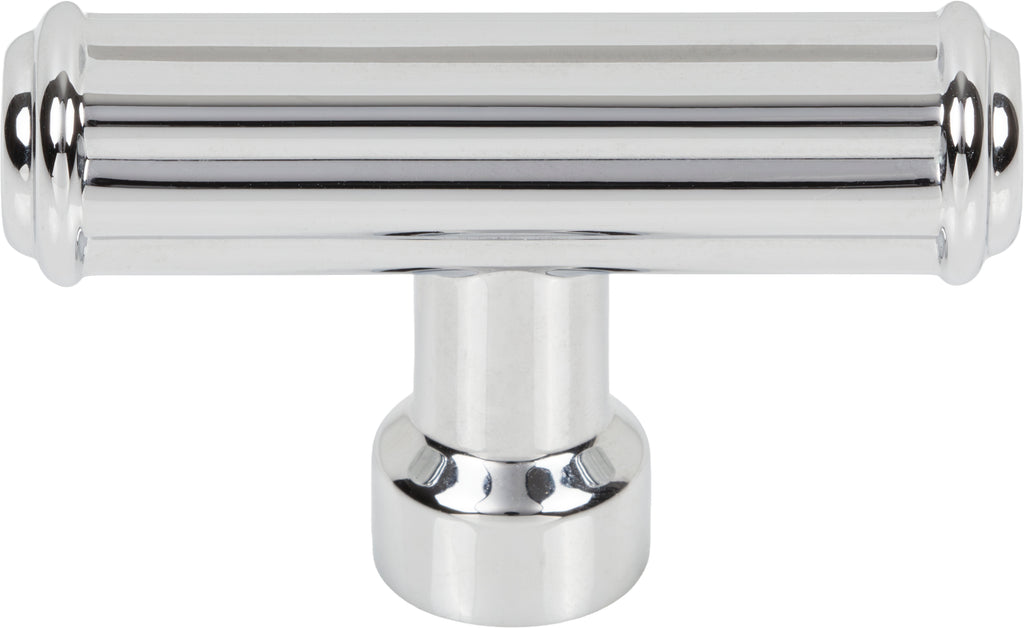 Top Knobs Pemberton Series 2-1/4"L T-Knob, Polished Chrome