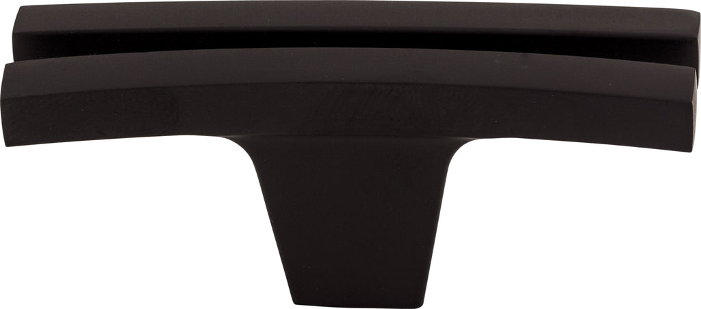 Top Knobs Flared Series 2-5/8"L Knob, Flat Black