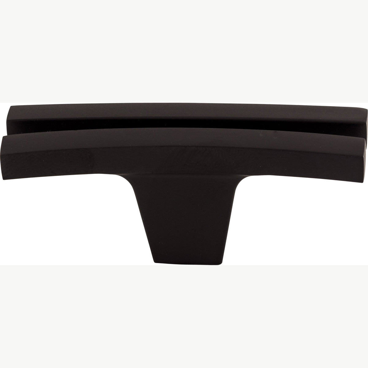 Top Knobs Flared Series 2-5/8"L Knob, Flat Black