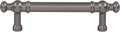 Top Knobs Wetherby Series 3-3/4"(95mm) CC Pull, Ash Gray