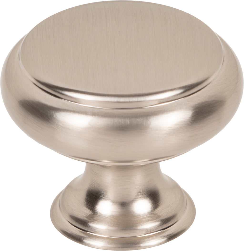 Top Knobs Bayridge Series 1-1/4"L Knob, Brushed Satin Nickel