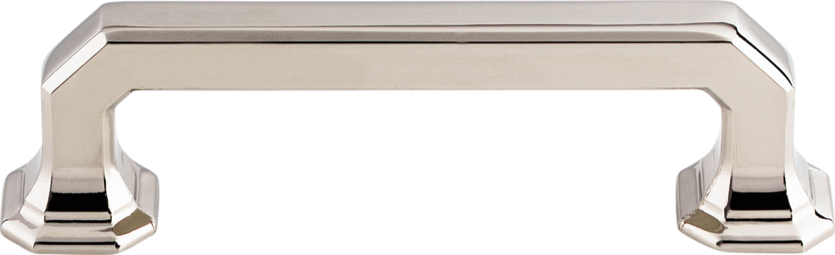 Top Knobs Emerald Series 3-3/4"(95mm) CC Pull, Polished Nickel