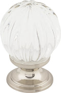 Top Knobs Clear Melon Crystal Series 1-1/8"L Knob, 