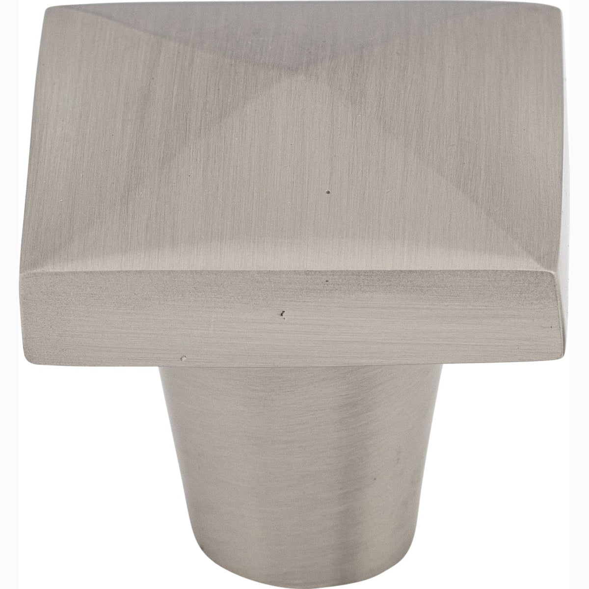 Top Knobs Aspen II Square Series 1-1/4"L Knob, Brushed Satin Nickel