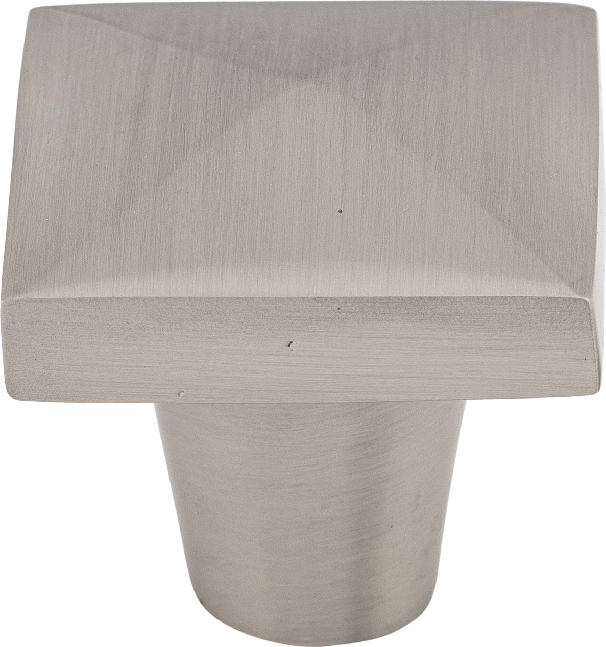 Top Knobs Aspen II Square Series 1-1/4"L Knob, Brushed Satin Nickel