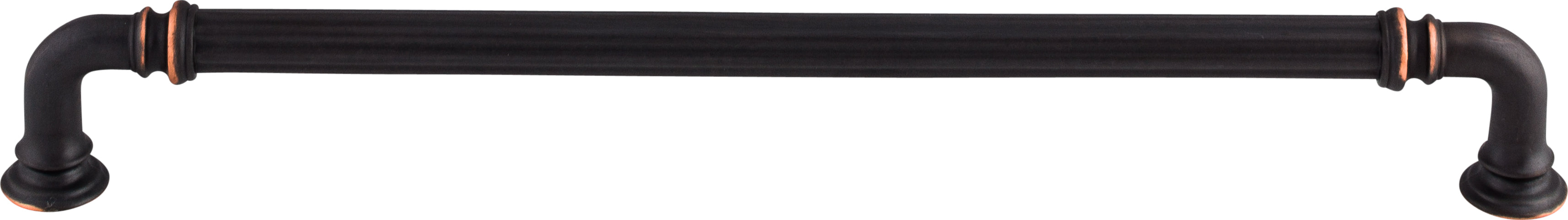 Top Knobs Reeded Series 9"(229mm) CC Pull, Umbrio