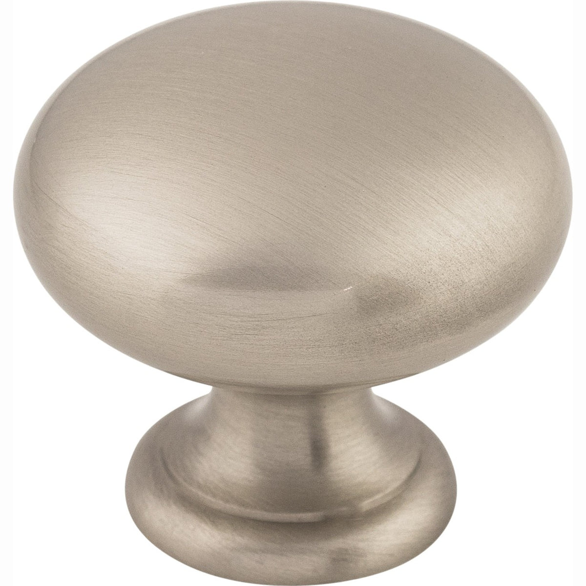 Top Knobs Mushroom Series 1-1/4"L Knob, Brushed Satin Nickel