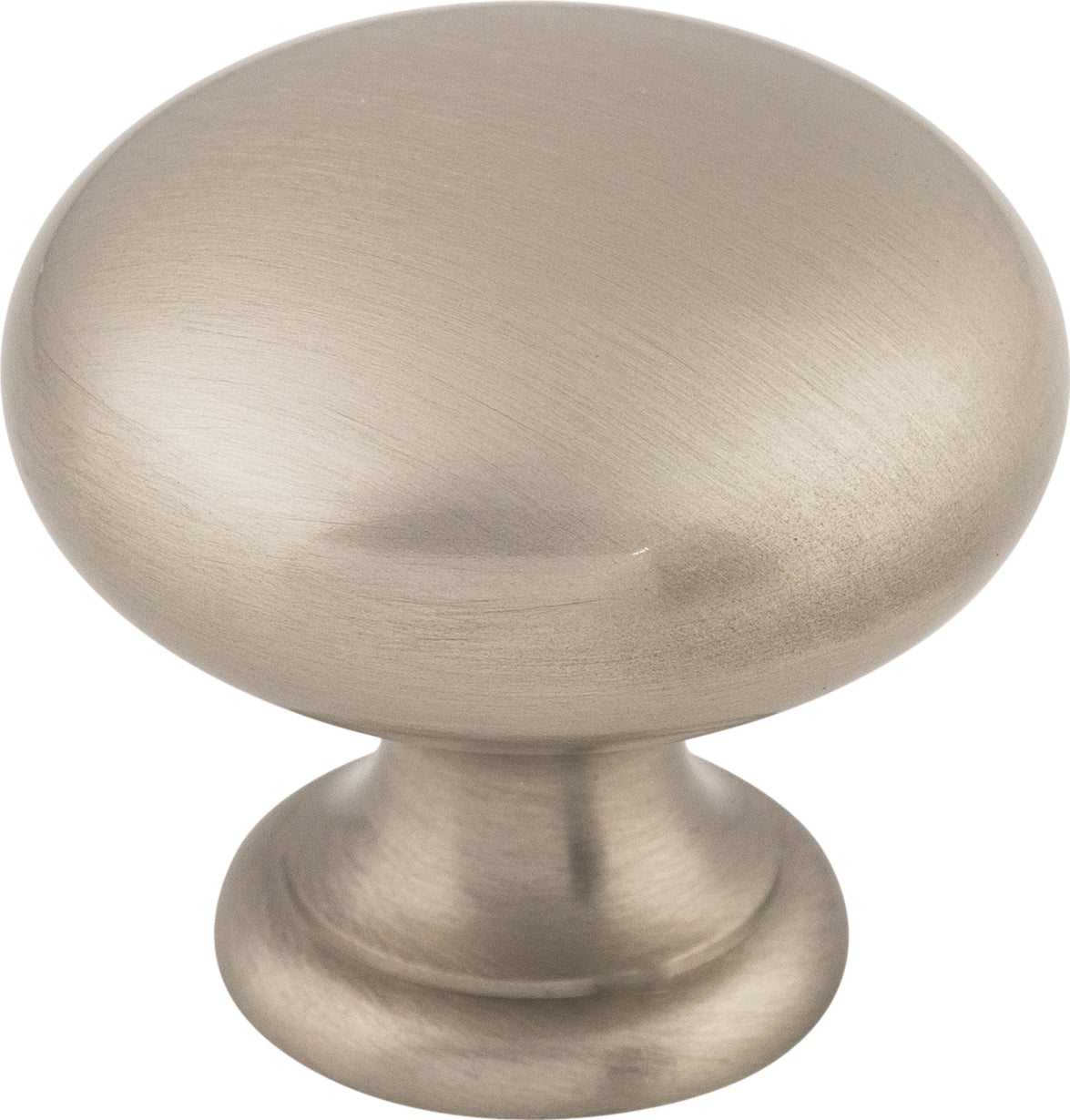 Top Knobs Mushroom Series 1-1/4"L Knob, Brushed Satin Nickel