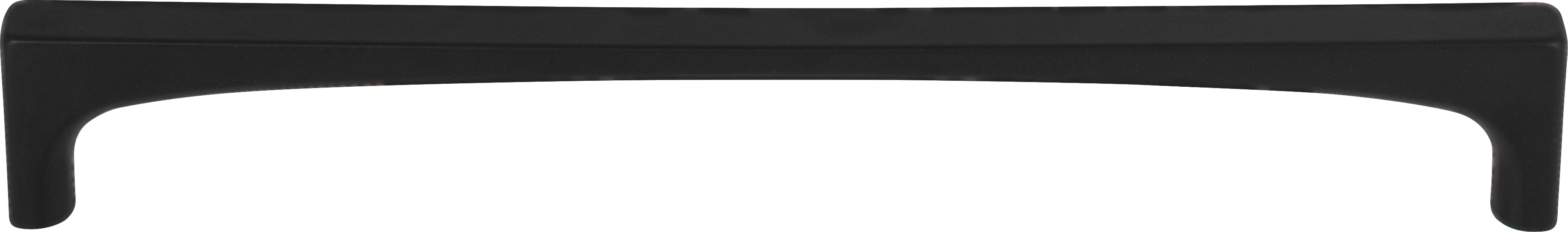 Top Knobs Riverside Series 7-9/16"(192mm) CC Pull, Flat Black