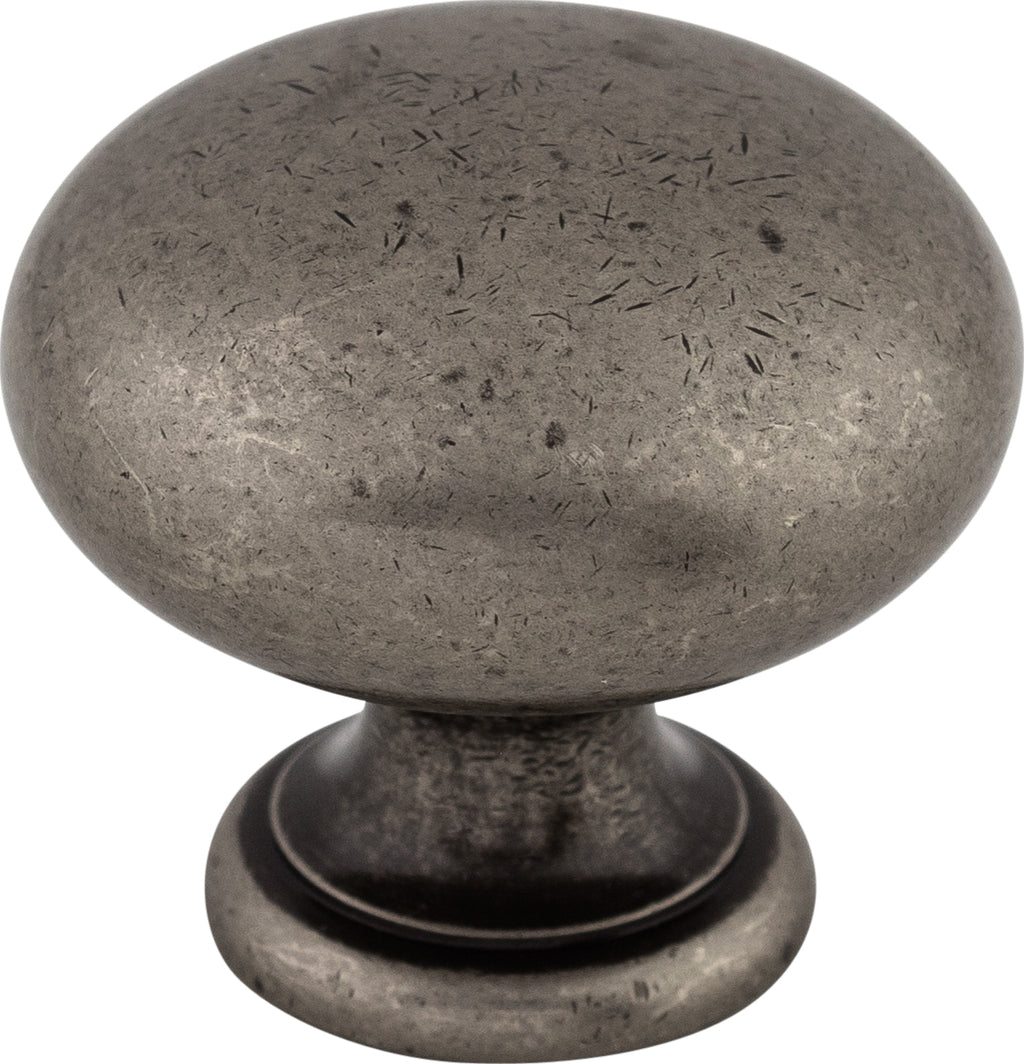 Top Knobs Mushroom Series 1-1/4"L Knob, Pewter Antique