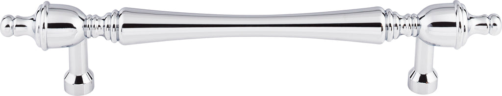 Top Knobs Somerset Finial Series 7"(178mm) CC Pull, Polished Chrome