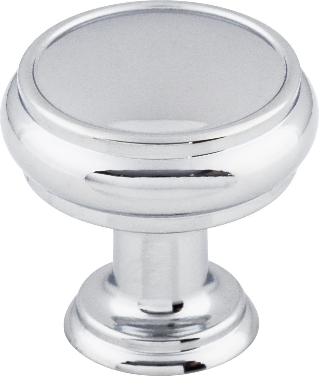 Top Knobs Eden Series 1-3/16"L Knob, Polished Chrome