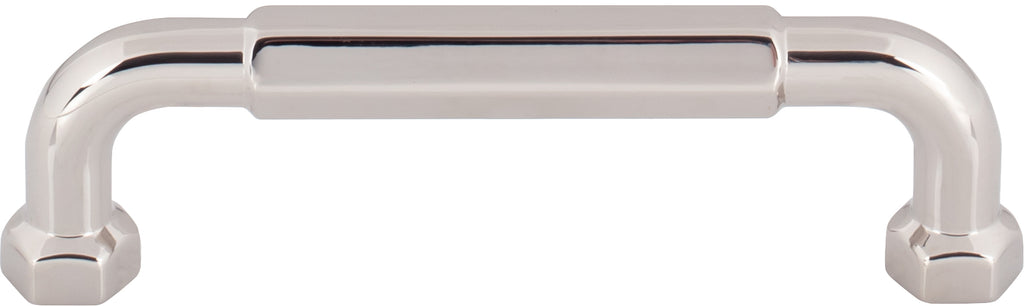 Top Knobs Dustin Series 3-3/4"(95mm) CC Pull, Polished Nickel