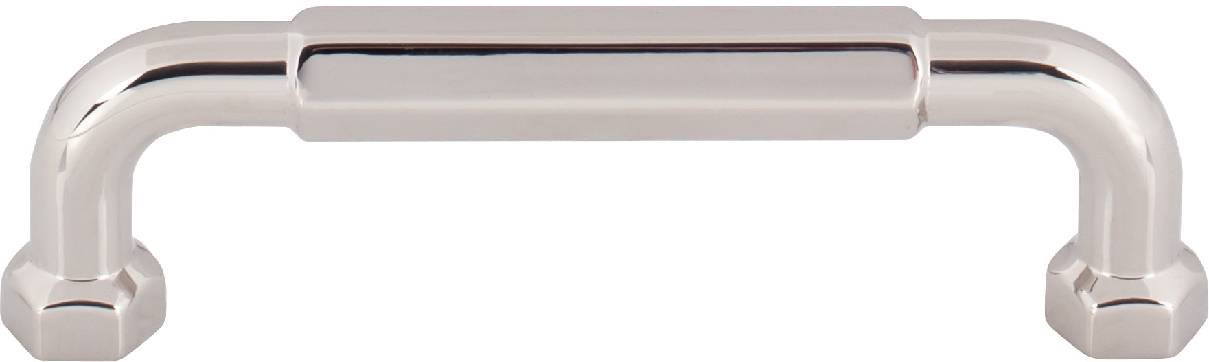 Top Knobs Dustin Series 3-3/4"(95mm) CC Pull, Polished Nickel