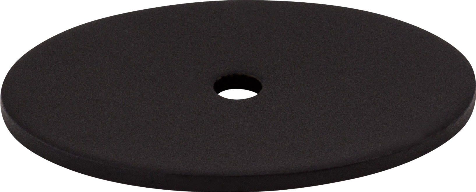 Top Knobs Oval Series 1-3/4"L Backplate, Flat Black