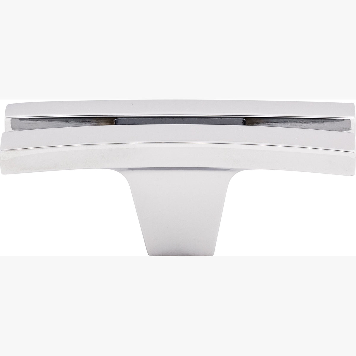 Top Knobs Flared Series 2-5/8"L Knob, Polished Chrome