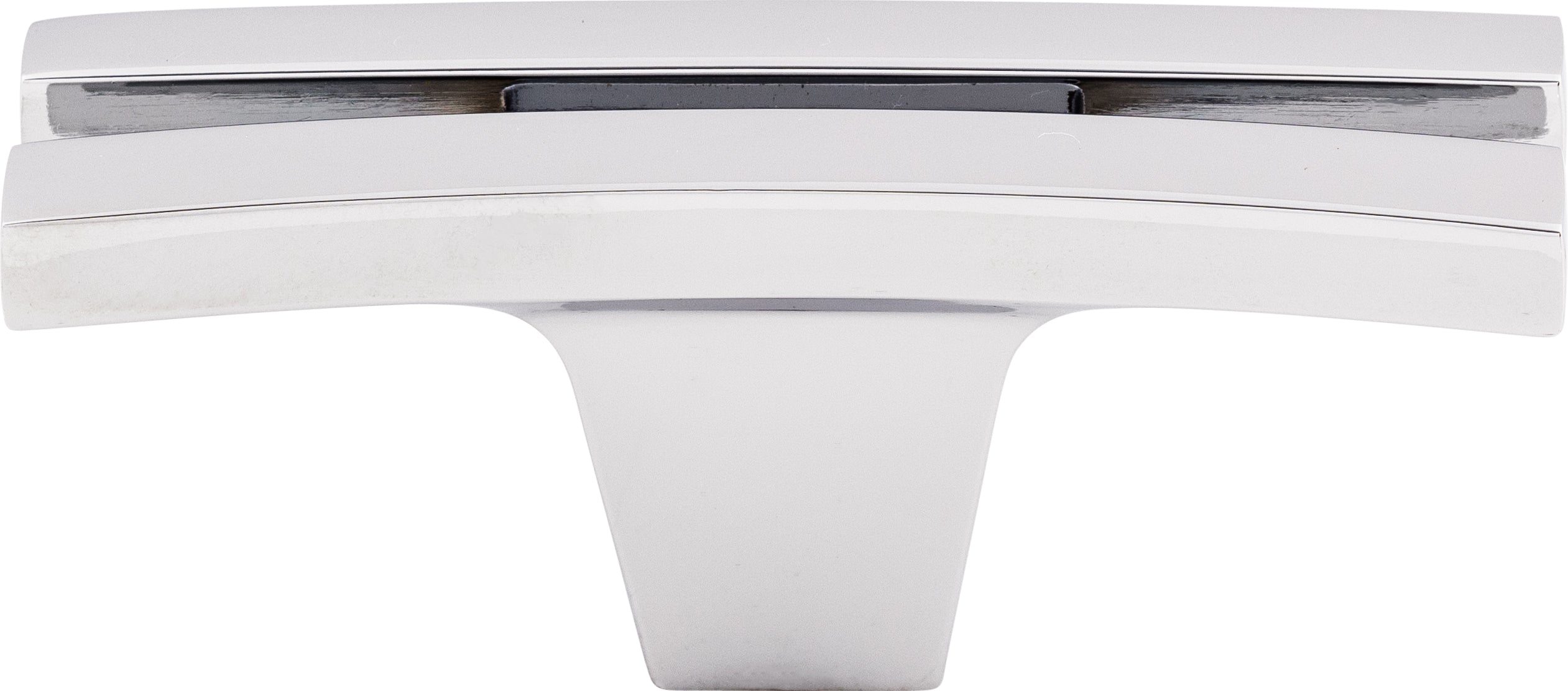 Top Knobs Flared Series 2-5/8"L Knob, Polished Chrome