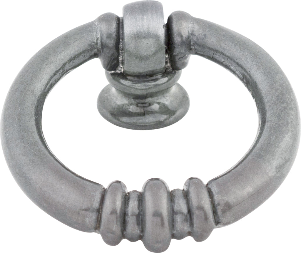 Top Knobs Newton Series 1-5/8"L Ring Pull, Pewter Light