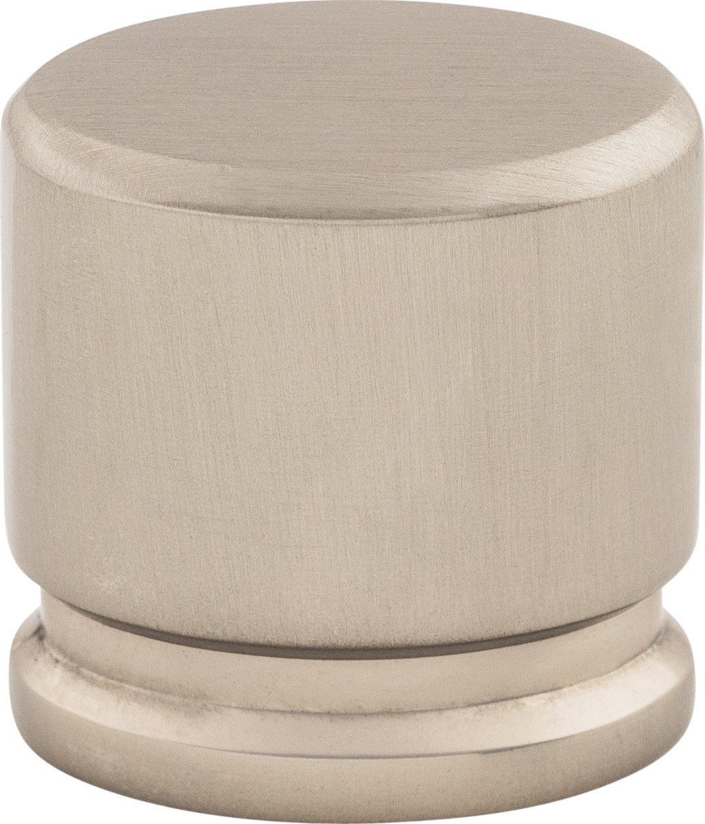 Top Knobs Oval Series 1-1/8"L Knob, Brushed Satin Nickel