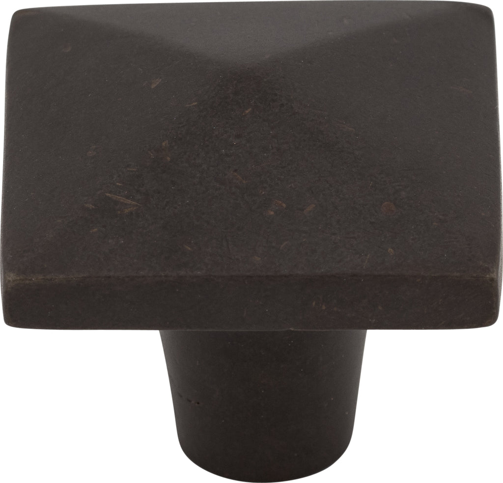 Top Knobs Aspen Square Series 1-1/2"L Knob, Medium Bronze