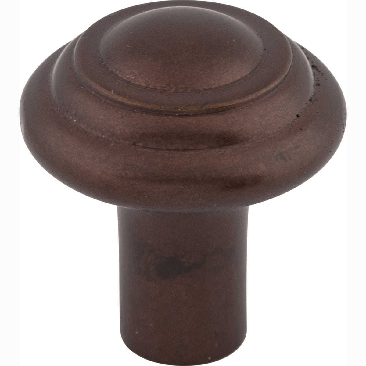 Top Knobs Aspen Button Series 1-1/4"L Knob, Mahogany Bronze
