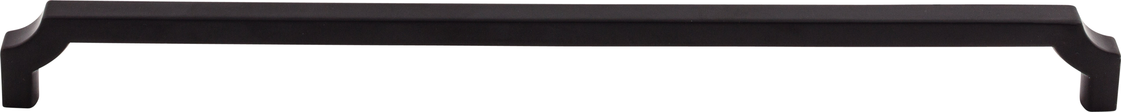 Top Knobs Davenport Series 12"(304mm) CC Pull, Flat Black