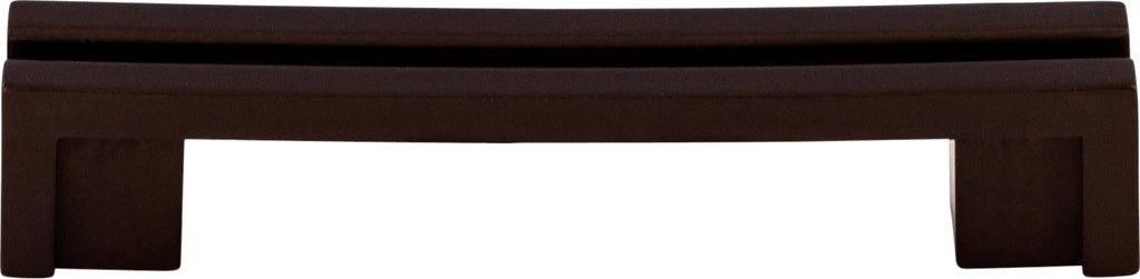 Top Knobs Flat Rail Series 3-1/2"(89mm) CC Pull, Oil Rubbed Bronze