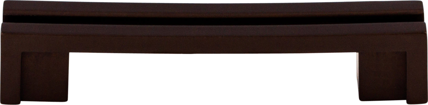 Top Knobs Flat Rail Series 3-1/2"(89mm) CC Pull, Oil Rubbed Bronze