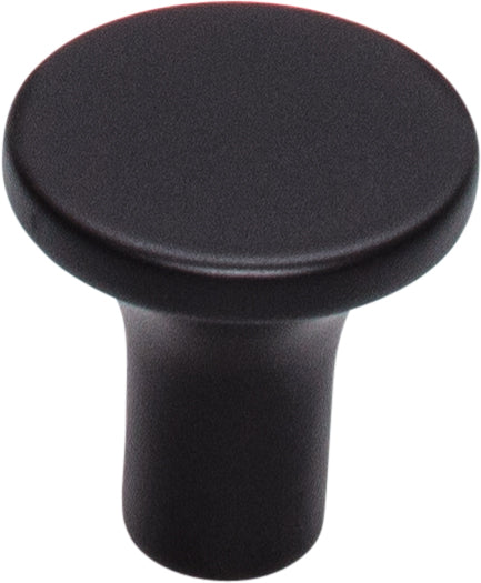 Top Knobs Marion Series 1"L Knob, Flat Black