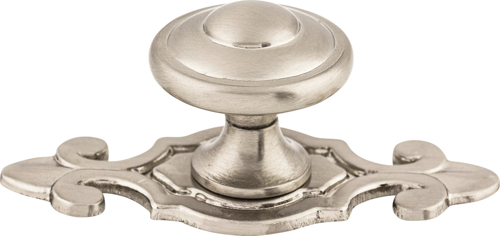 Top Knobs Canterbury Series 1-1/4"L Knob, Brushed Satin Nickel