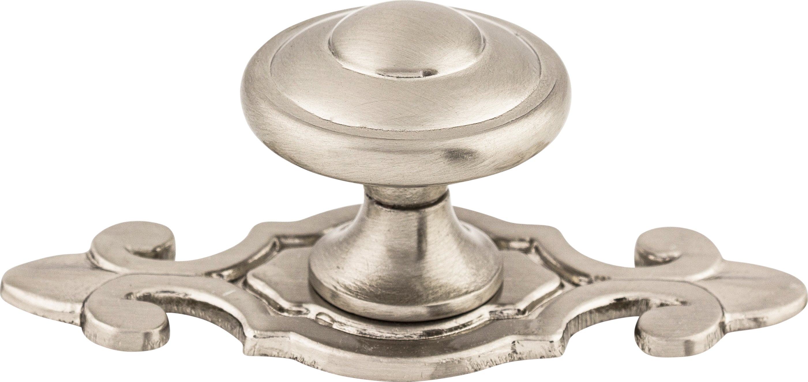 Top Knobs Canterbury Series 1-1/4"L Knob, Brushed Satin Nickel