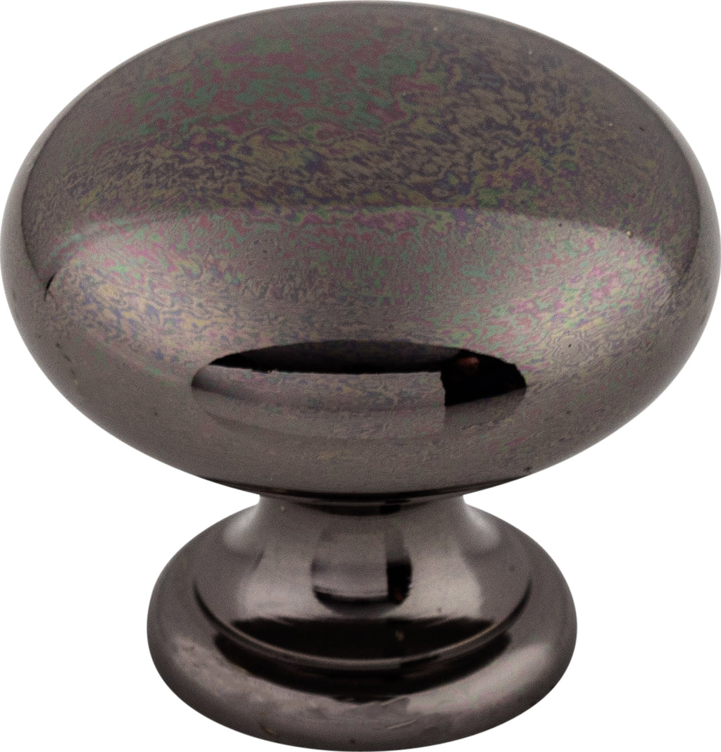 Top Knobs Mushroom Series 1-1/4"L Knob, Black Nickel