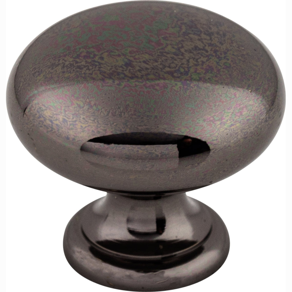 Top Knobs Mushroom Series 1-1/4"L Knob, Black Nickel