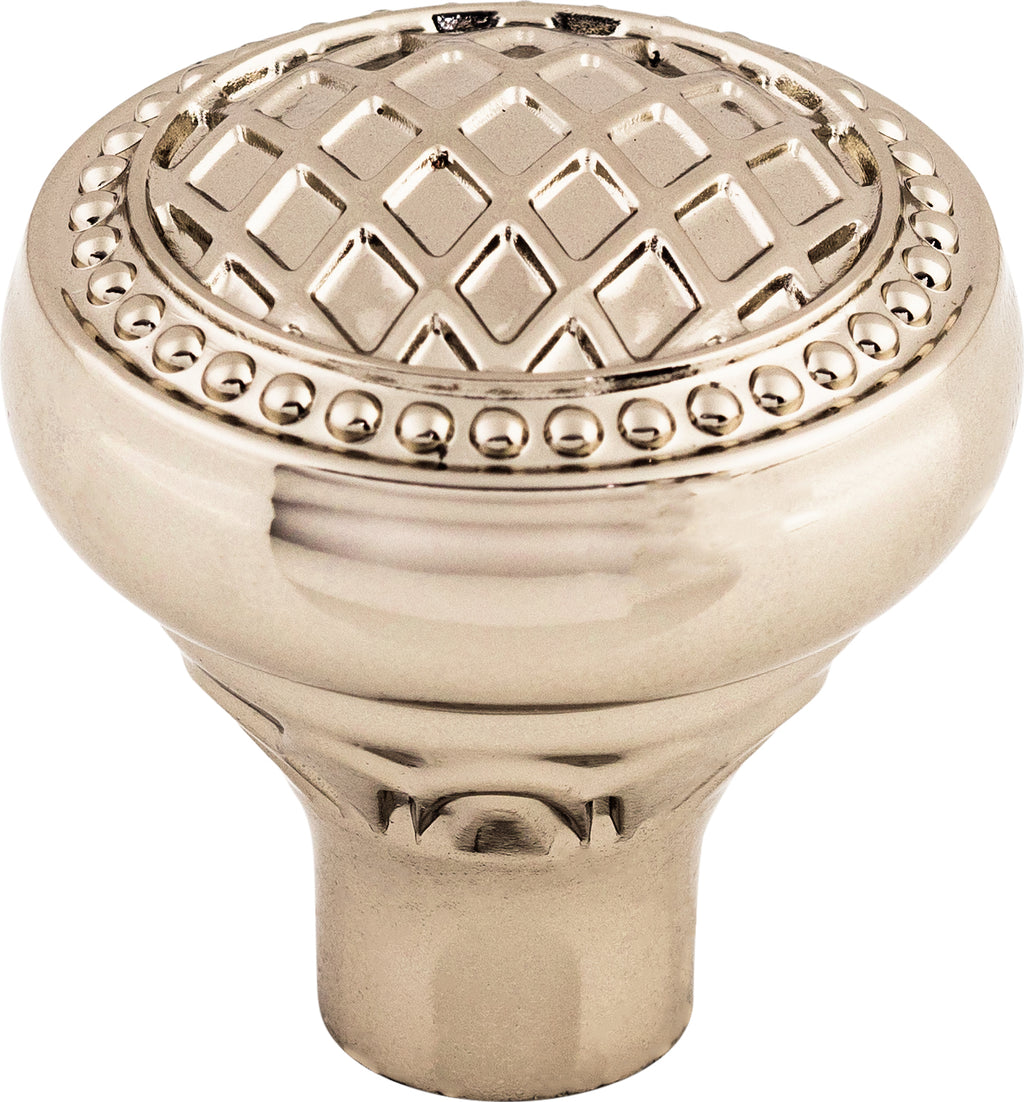 Top Knobs Trevi Series 1-5/16"L Round Knob, Polished Nickel