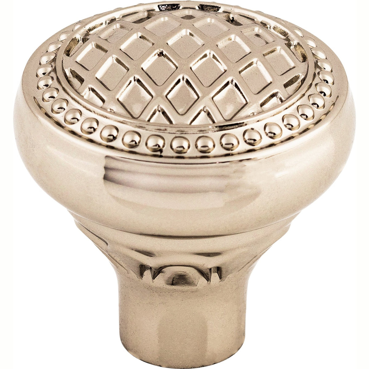 Top Knobs Trevi Series 1-5/16"L Round Knob, Polished Nickel