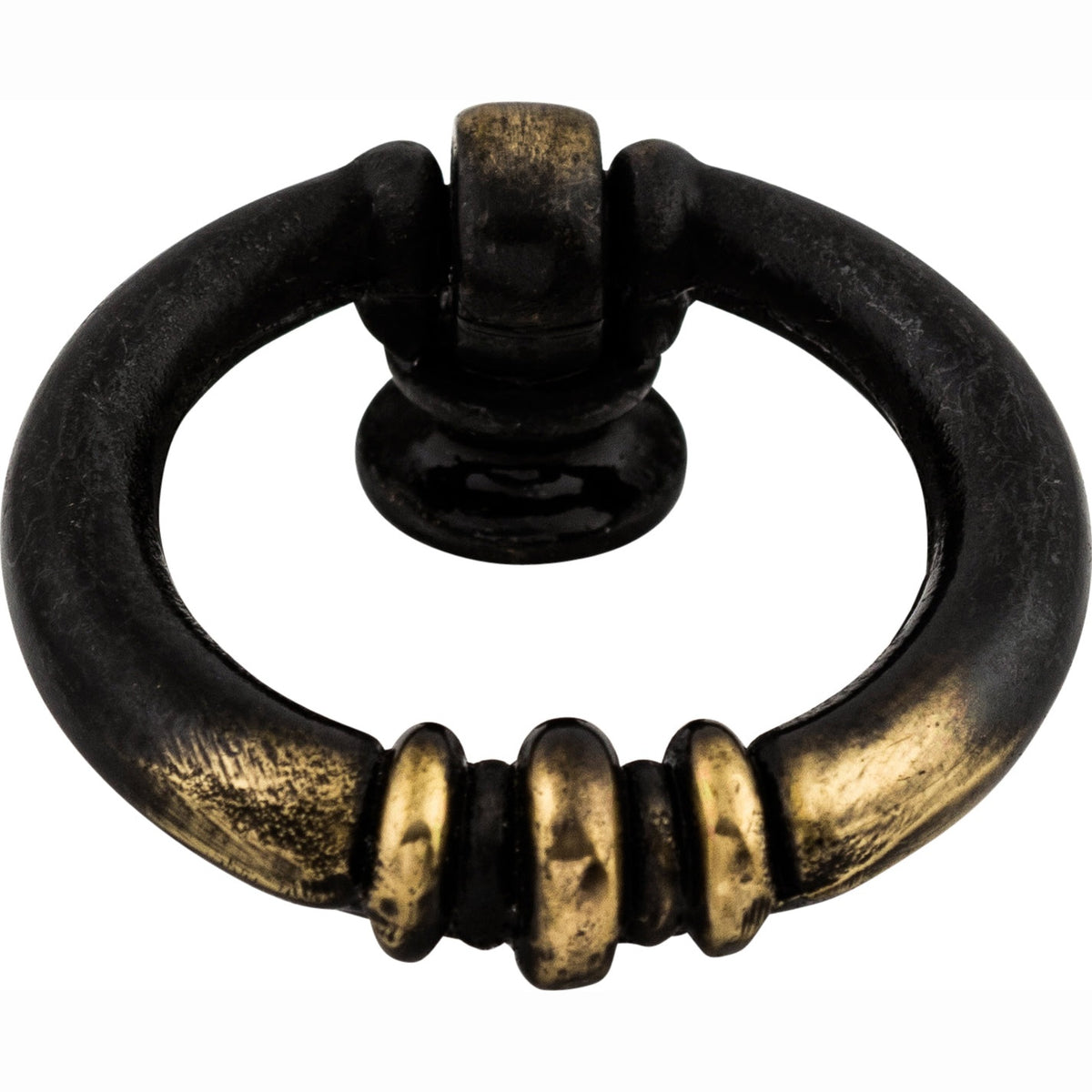 Top Knobs Newton Series 1-5/8"L Ring Pull, Dark Antique Brass